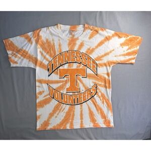 Vintage All Sport‎ Tennessee Volunteers Tie Dye Tshirt Mens Large NCAA College